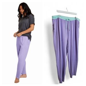 Jambys Long Lavender Mint Lounge Sweatpants French Terry Soft Stretch Unisex 3XL